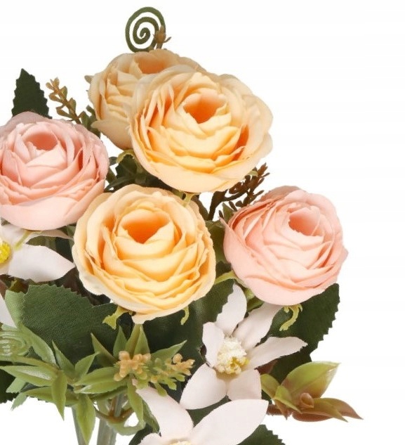 SZTUCZNE KWIATY JAK ŻYWE ROŚLINY RÓŻA RÓŻE BUKIET Marka Deko