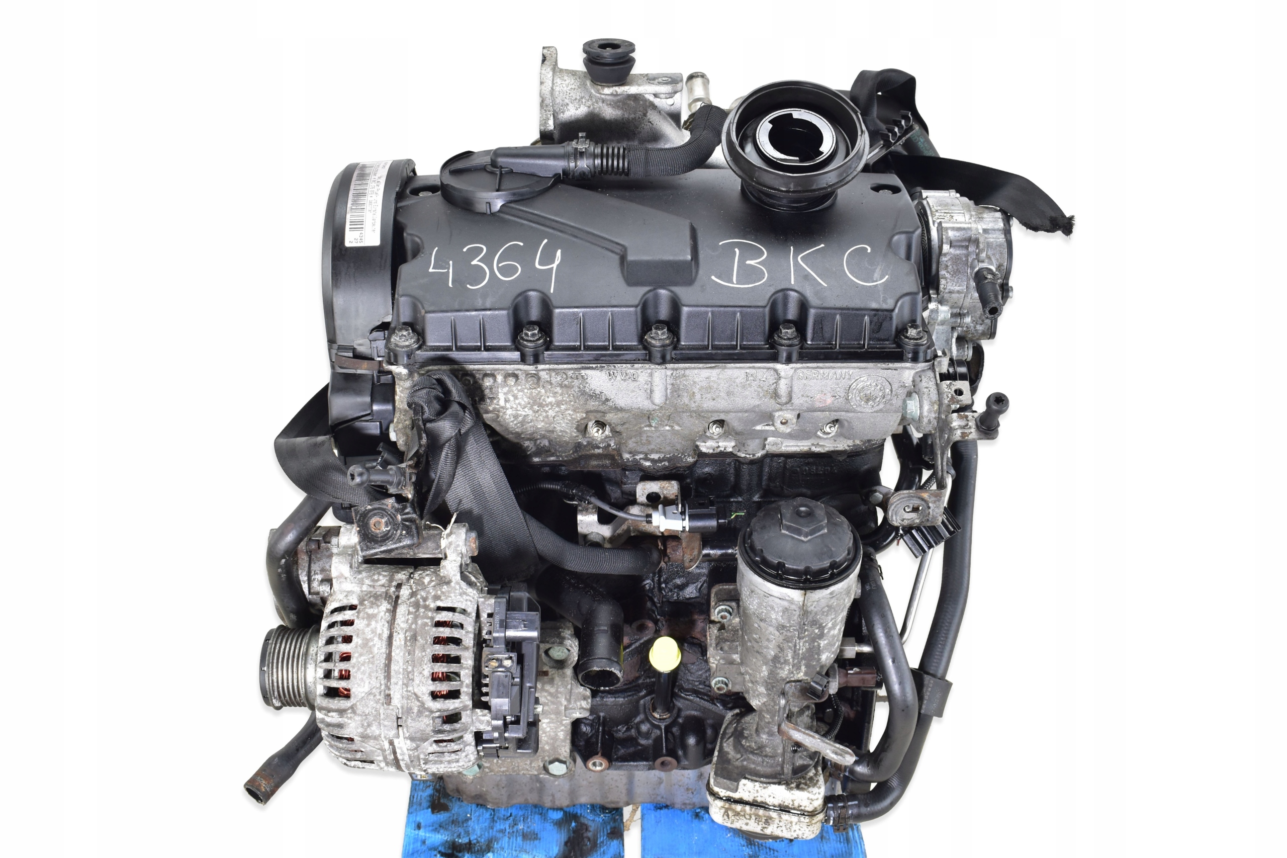 engine GOLF V PASSAT B6 SUPERB II TOURAN ALTEA 1.9TDI 105KM BKC @KOMPRESJA@