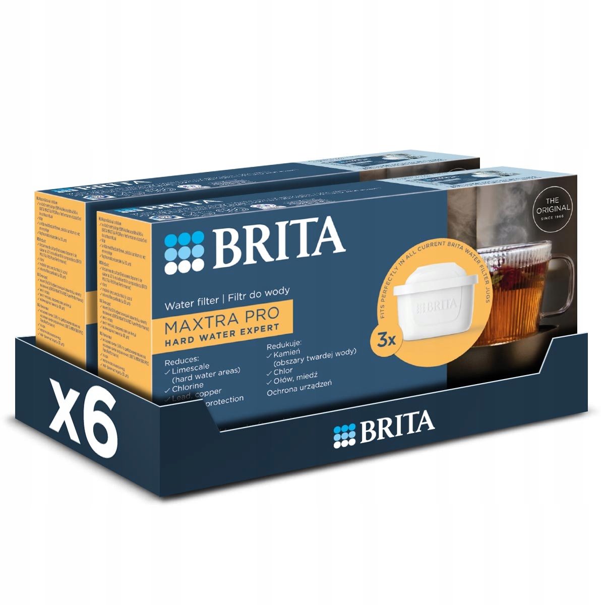 Wkład filtrujący do dzbanka Brita Maxtra Pro Hard Water Expert 6 szt.