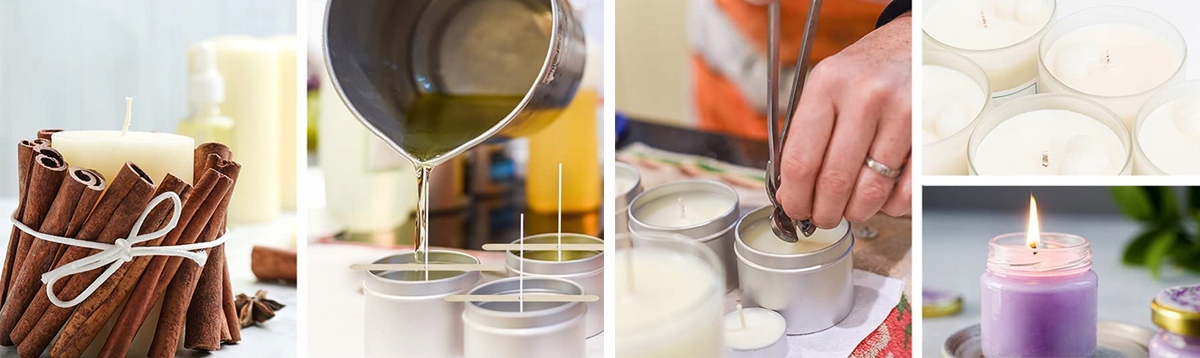 KNOT DO ŚWIEC SOJOWY Z BLASZKĄ KNOTY 14cm 10szt Rodzaj inne