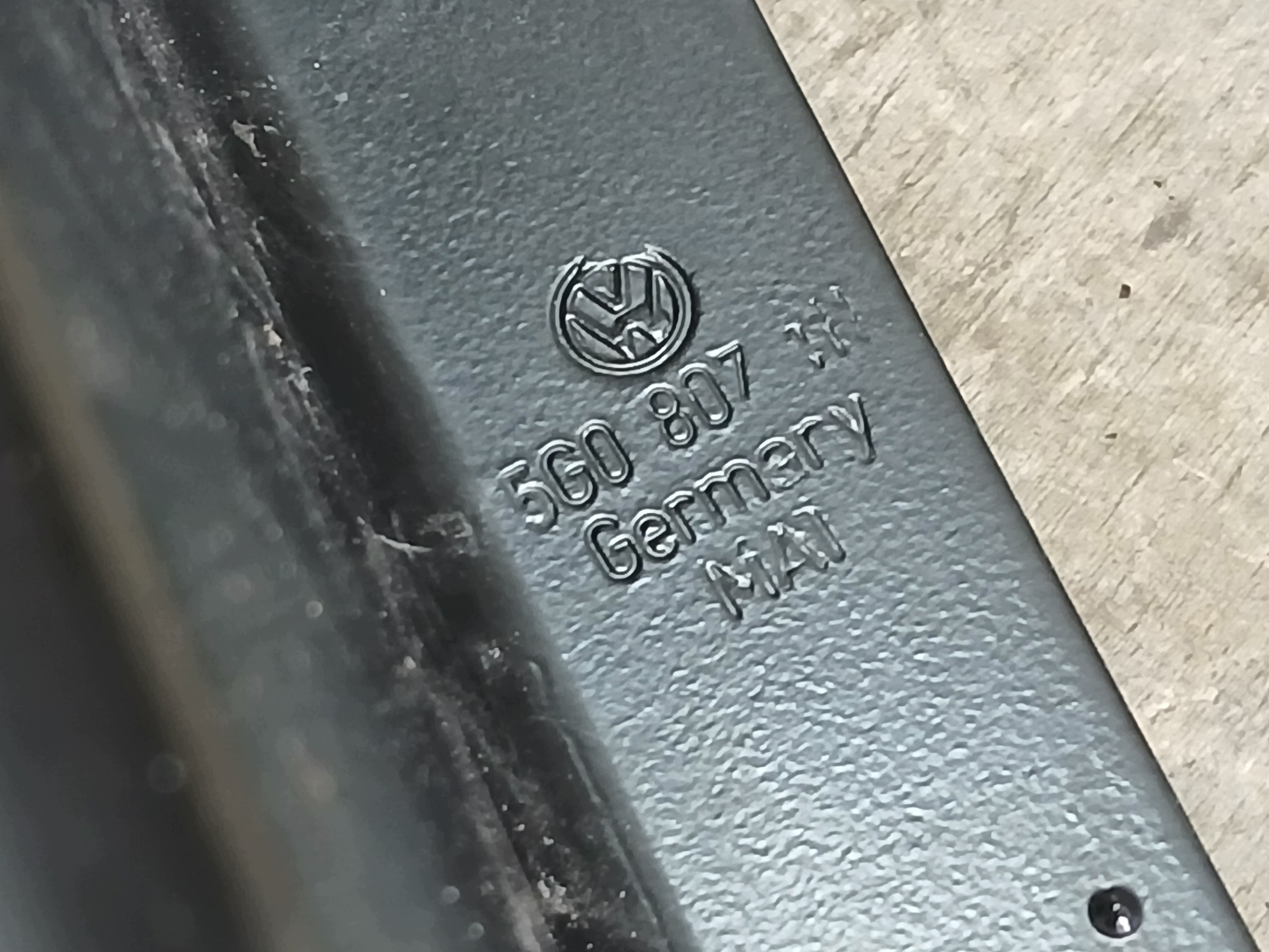 bumper support front VW GOLF VII 7 5G LIFT 17- 5G0807