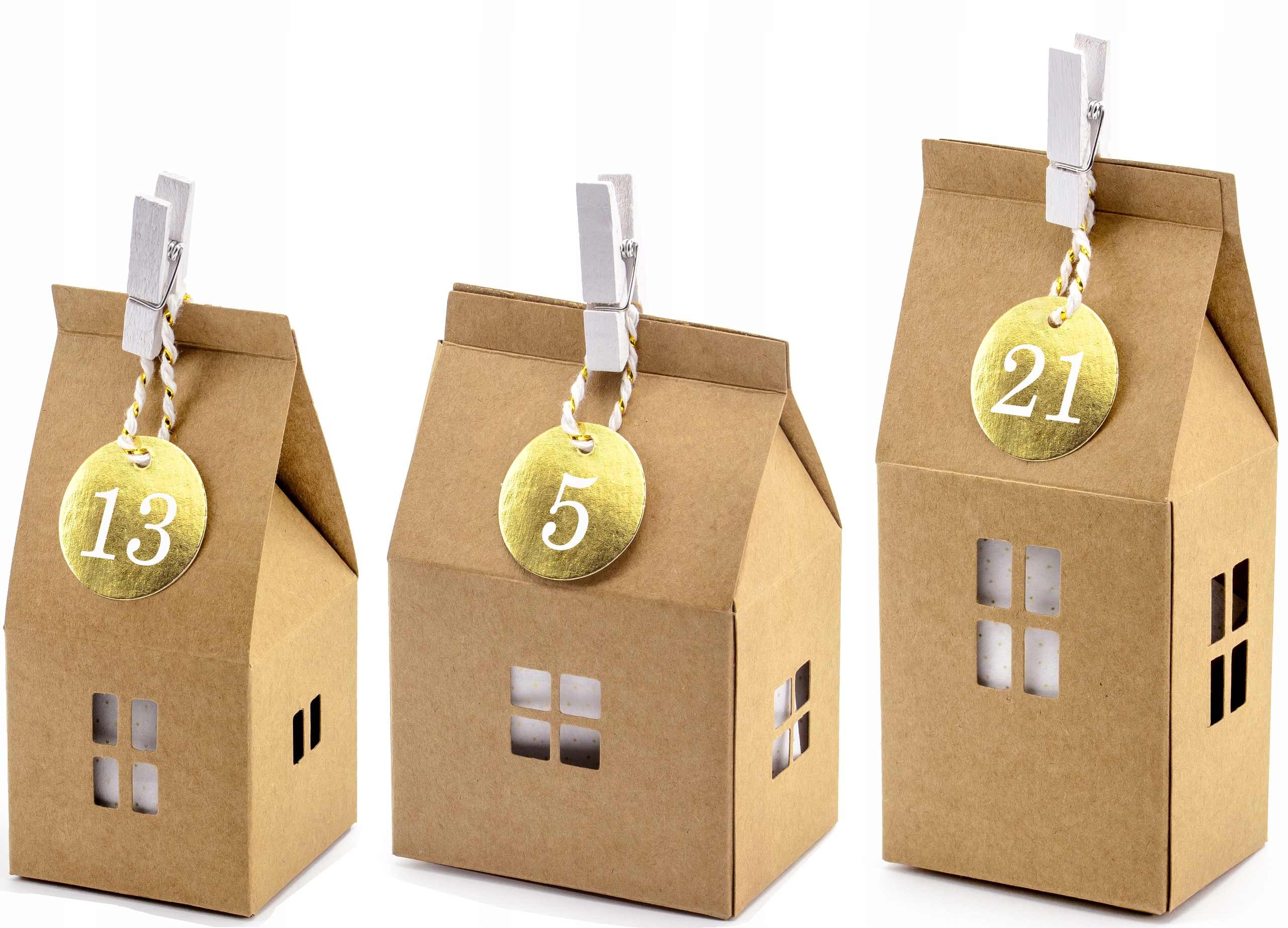 KALENDARZ ADWENTOWY DOMKI KRAFT-24 SZTUKI ŚWIĘTA Kod producenta KA1