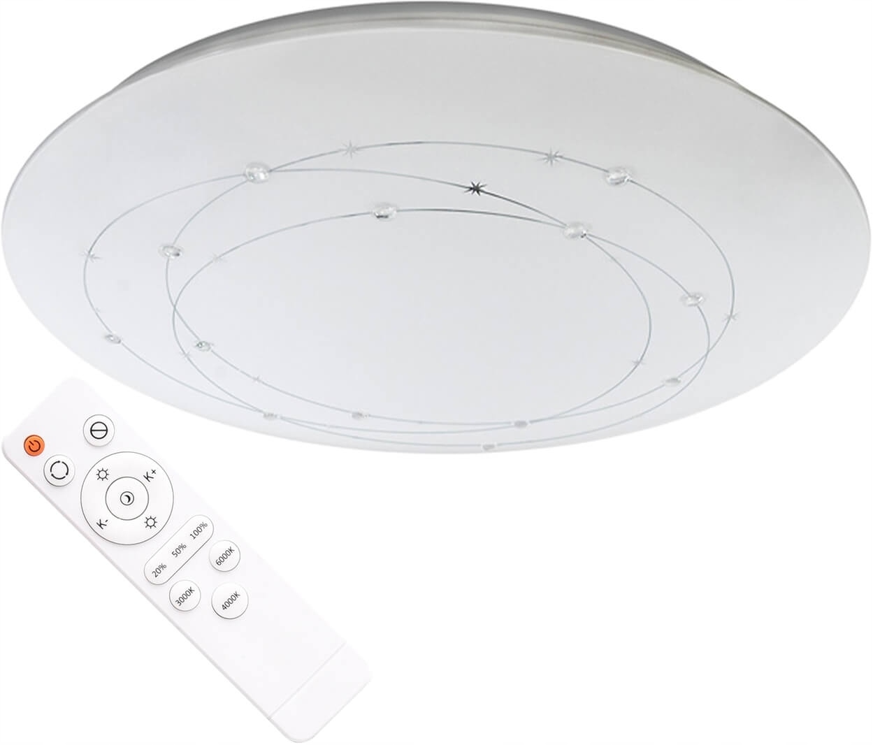 

Plafon Led Lampa Sufitowa 48W 3 Barwy 60cm Pilot