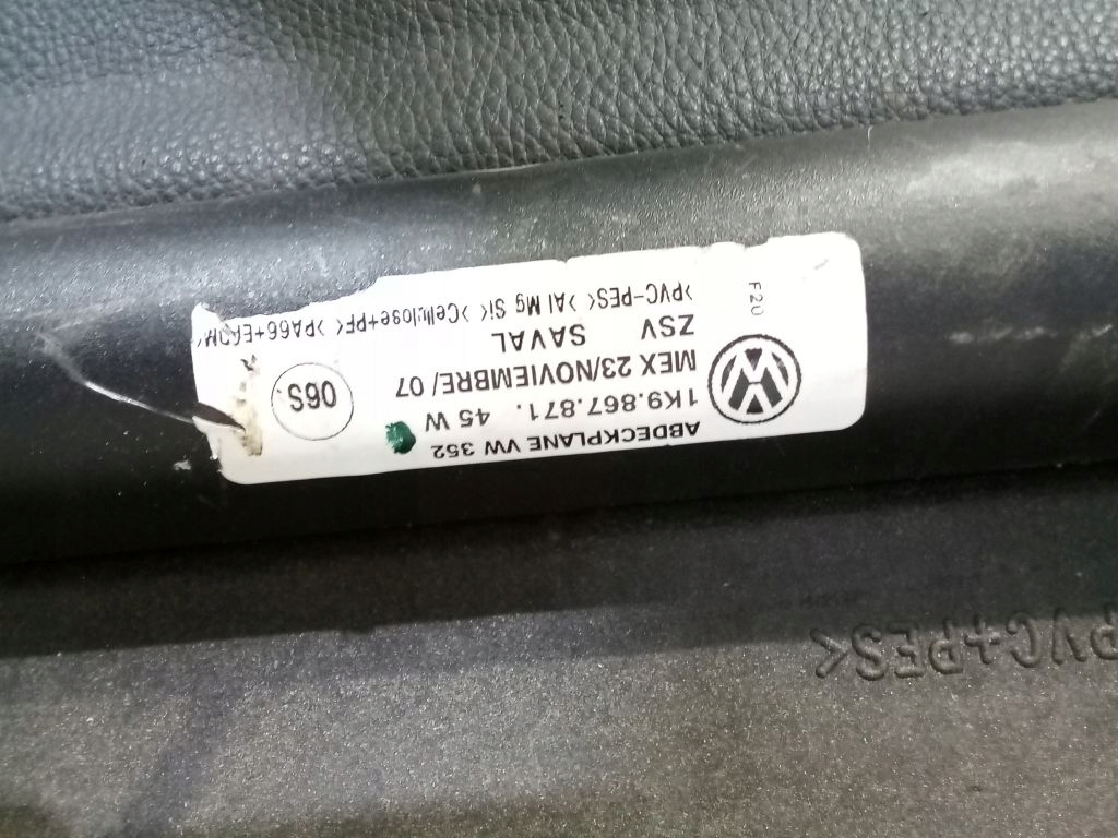 VW Golf V 5 kombi blinds boot 1K9867871