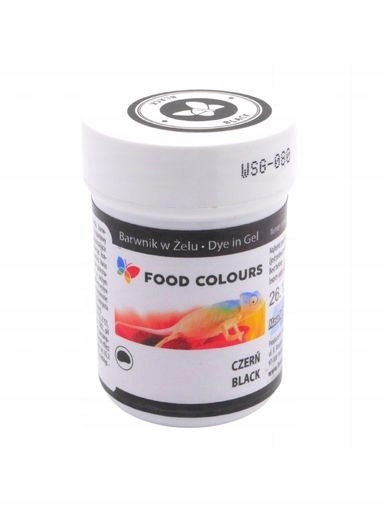 Levně Food Colours Gelové barvivo Bronz Černá 35 ml