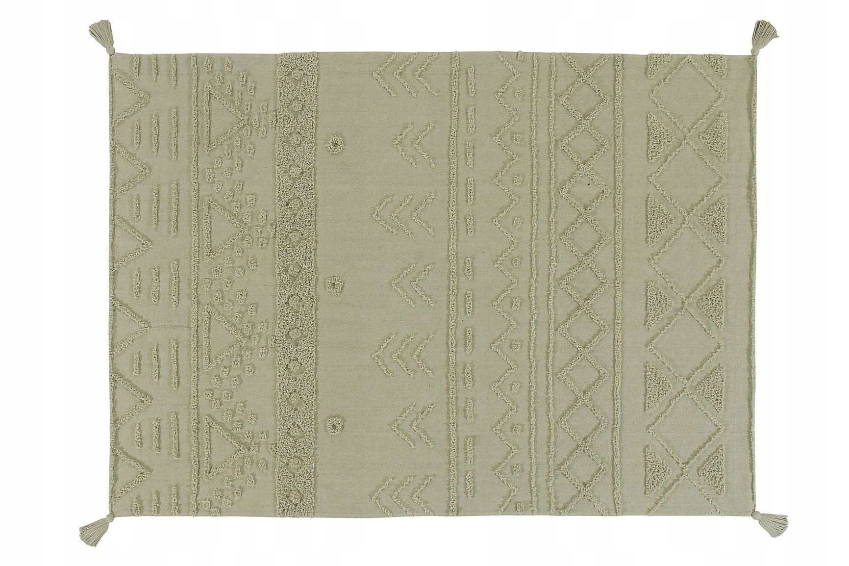 Dywan bawełniany Tribu Olive L 170x240 cm Lorena C