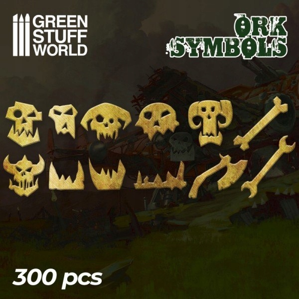 Ork Runes Symbols - 300 letters znaki orków