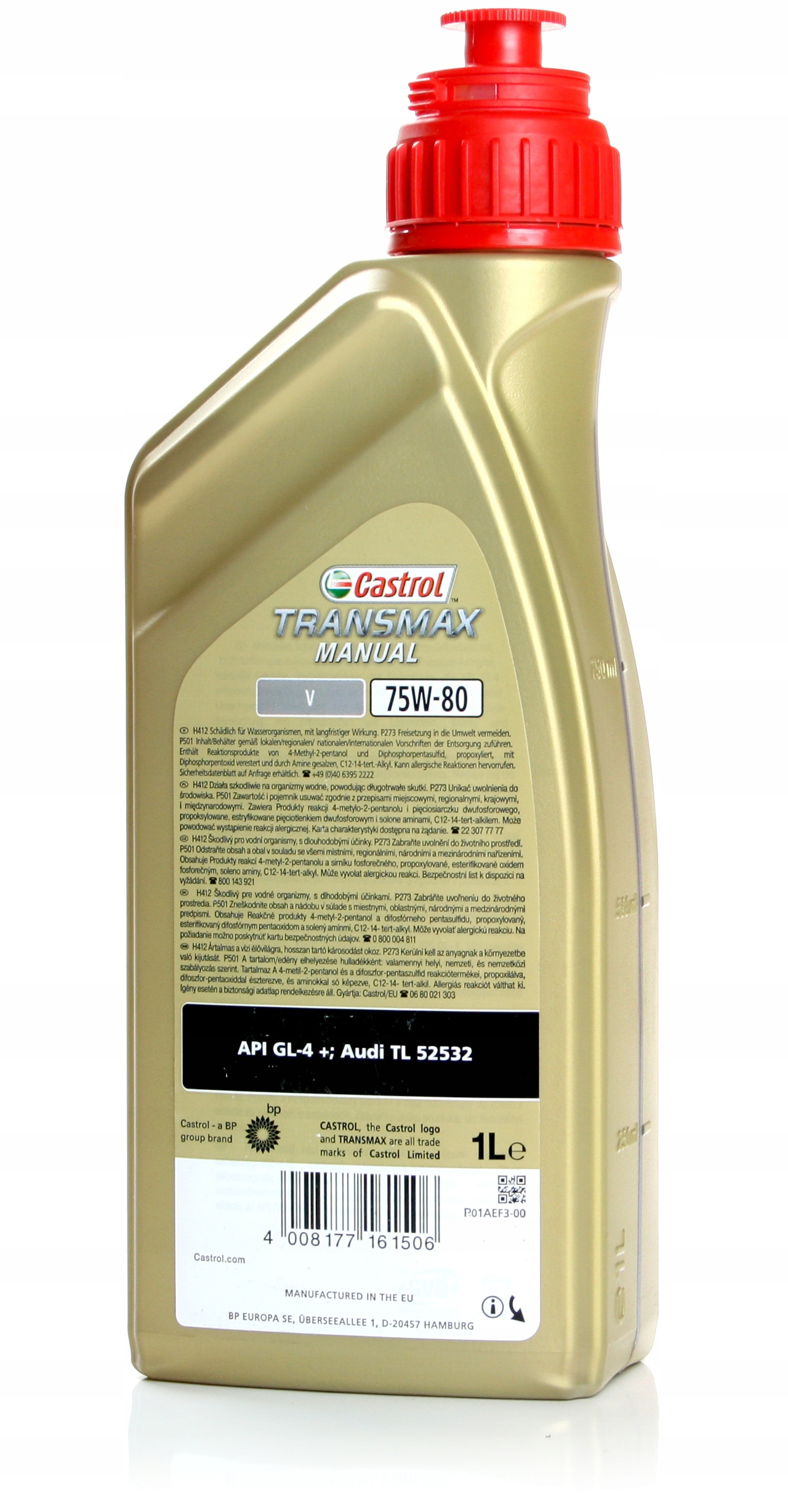 МАСЛО DO КОРОБКИ CASTROL TRANSMAX МЕХАНИКА V 75W-80 фото 2