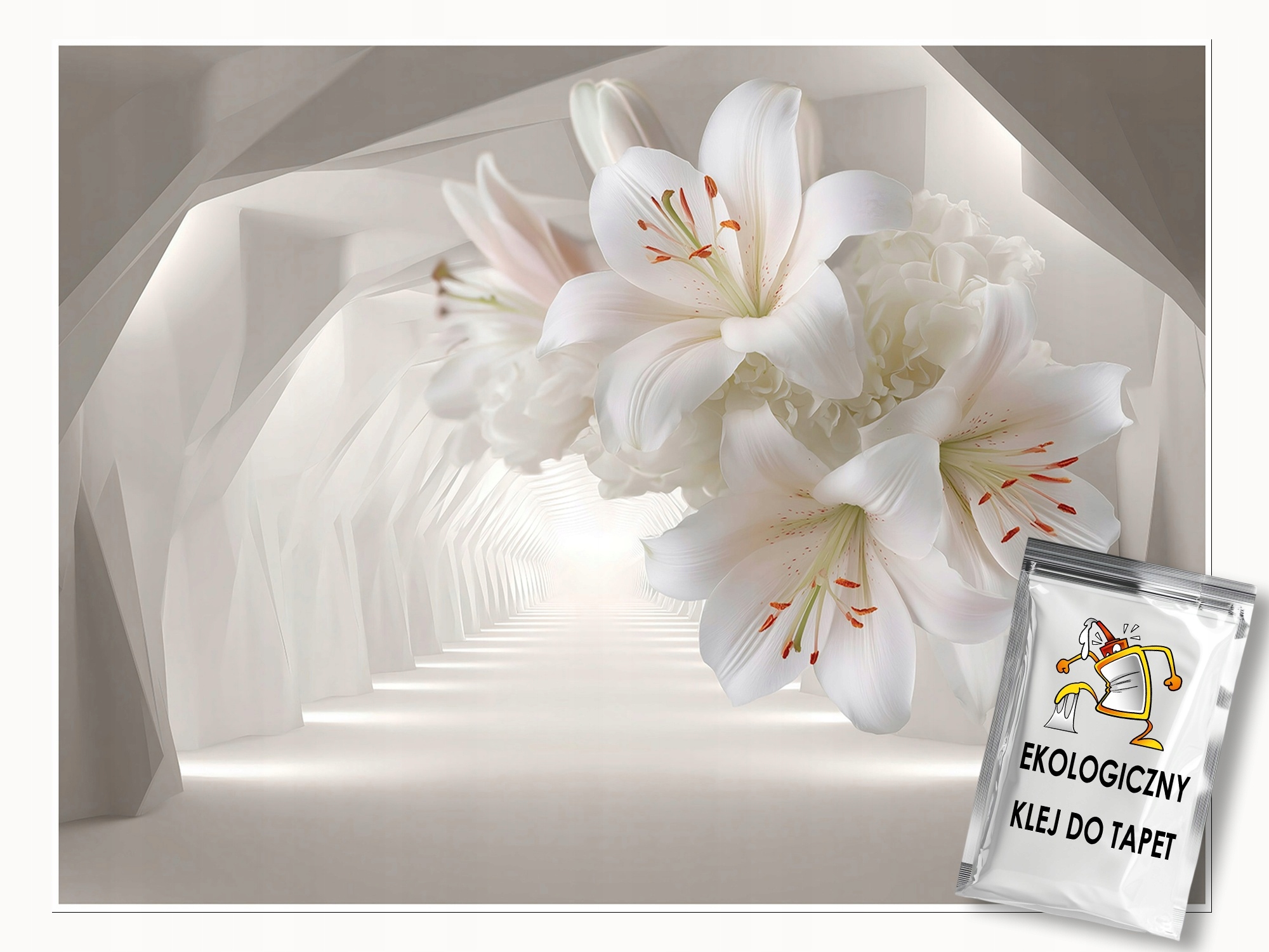 Fototapeta Květiny 3D Lilie Do Ložnice Obývacího Pokoje Tapeta Flizelina 400x280