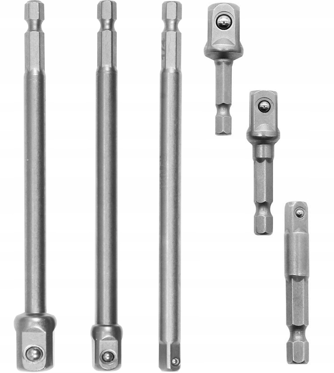 REDUKCJE ADAPTERY DO WKRĘTARKI NASADKI 1/4 3/8 1/2