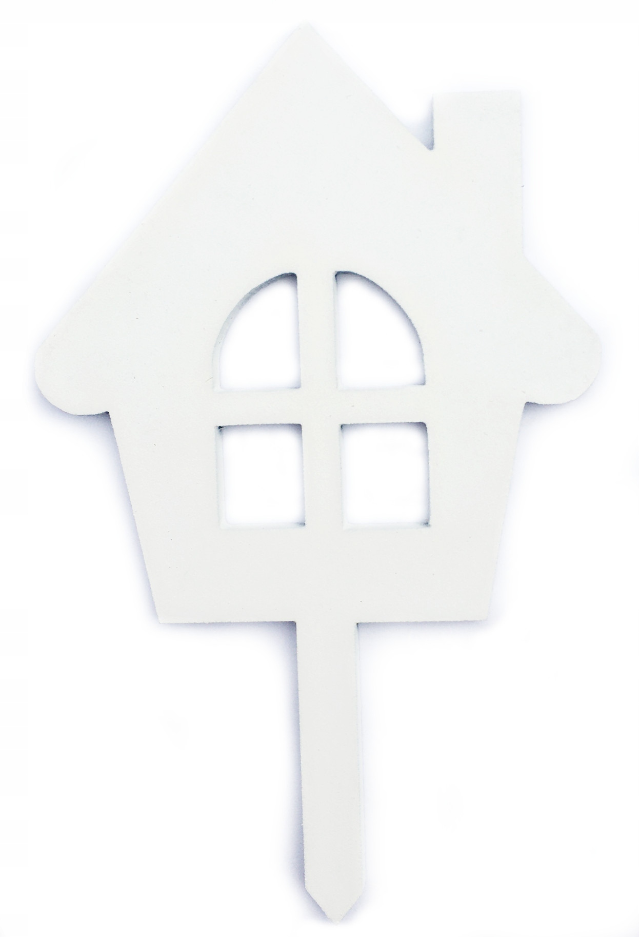 LAS W SZKLE SŁOIKU OZDOBA MINI DOMEK 8CM 10SZT