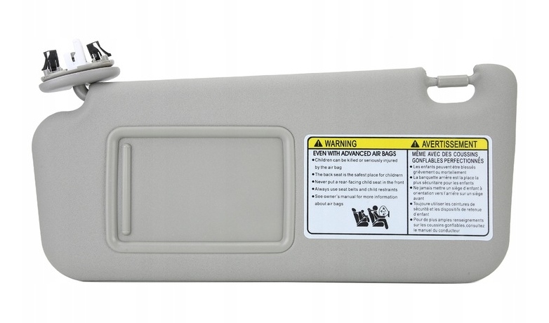 Lewa osłona przeciwsłoneczna po stronie kierowcy