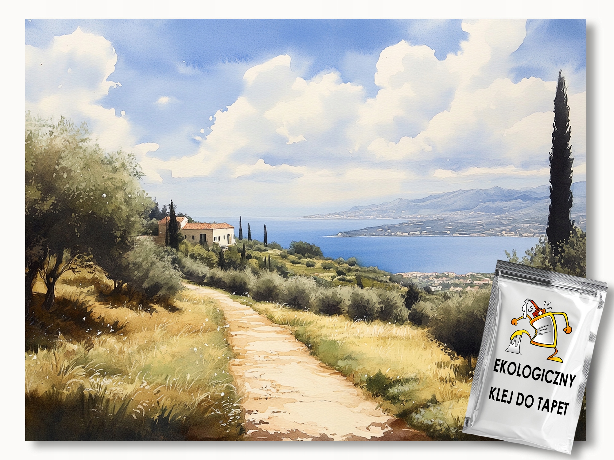 Fototapeta Flizelina Krajina Itálie Toskánsko Vila Moře Léto 350x250 110g