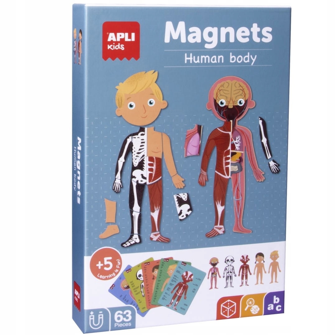 

Magnetyczna układanka Apli Kids Ciało człowieka 5+