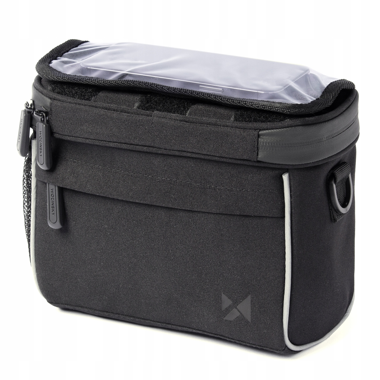 SAKWA ROWEROWA NA KIEROWNICĘ TORBA NA ROWER ETUI CASE POKROWIEC NA TELEFON Model WBHBB-01