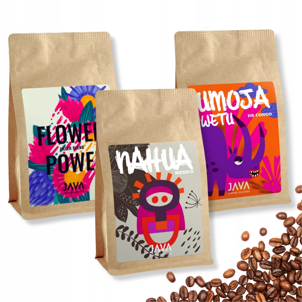 Kávová sada 3×250g – Filtr Jasné Pražení Čerstvě pražená Arabika jako Dárek