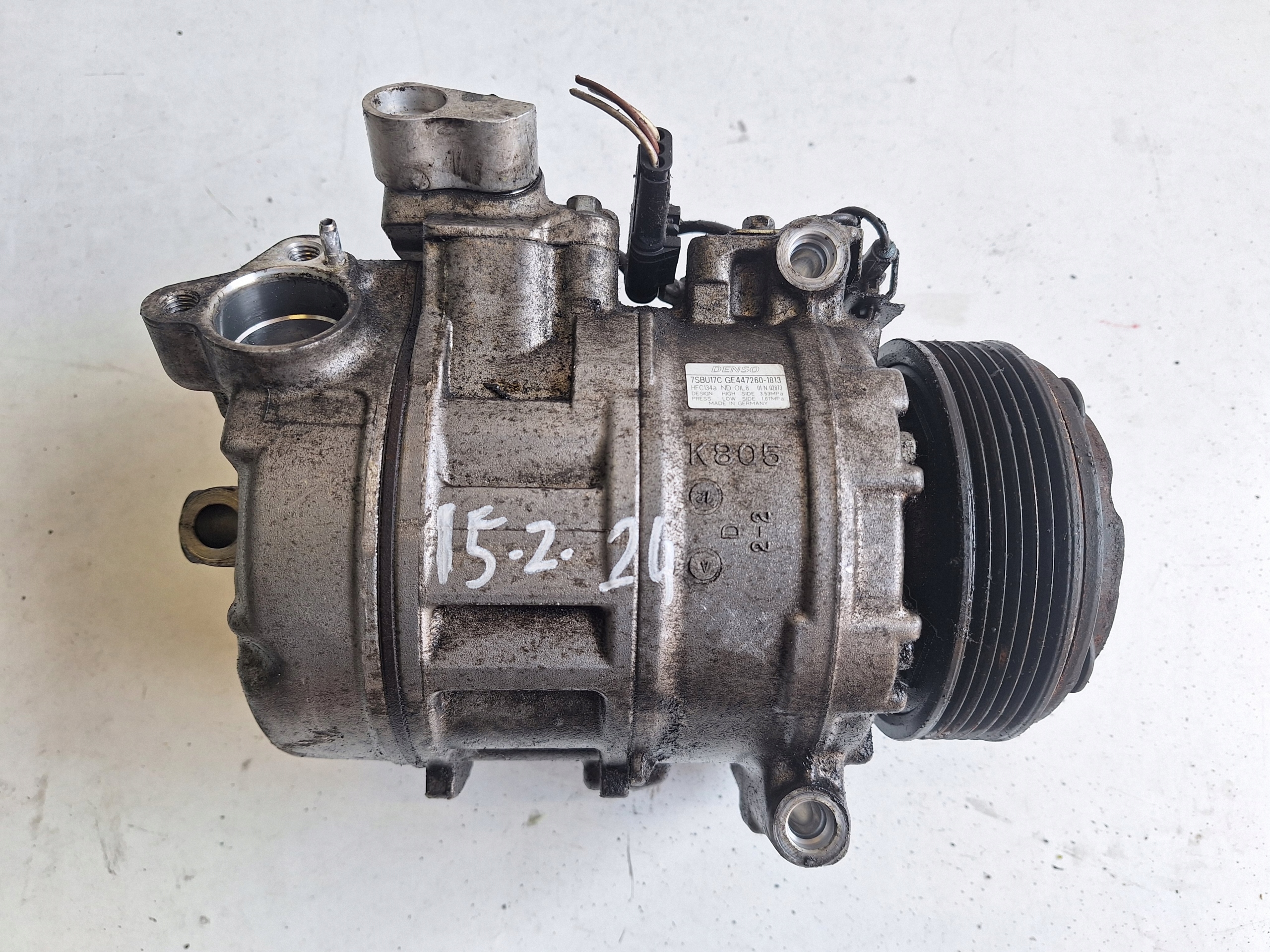 BMW compressor; compressor AC 447260-1813 DENSO