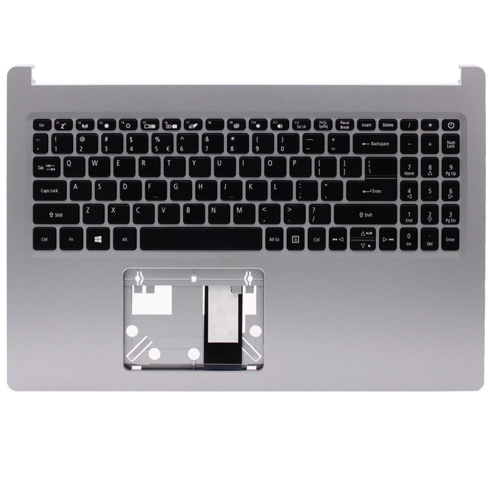 Palmrest klávesnica Acer Aspire A515-54 A515-54G S50-51 strieborná Us Qwerty