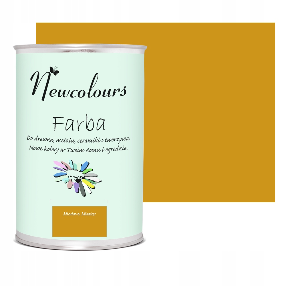 Farba do mebli Newcolours 900 ml Miodowy Miesiąc