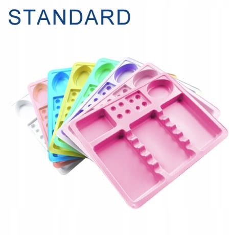 BIAŁE TACKI DO MAKIJAŻU PERMANENTNEGO ROTECK 100szt.