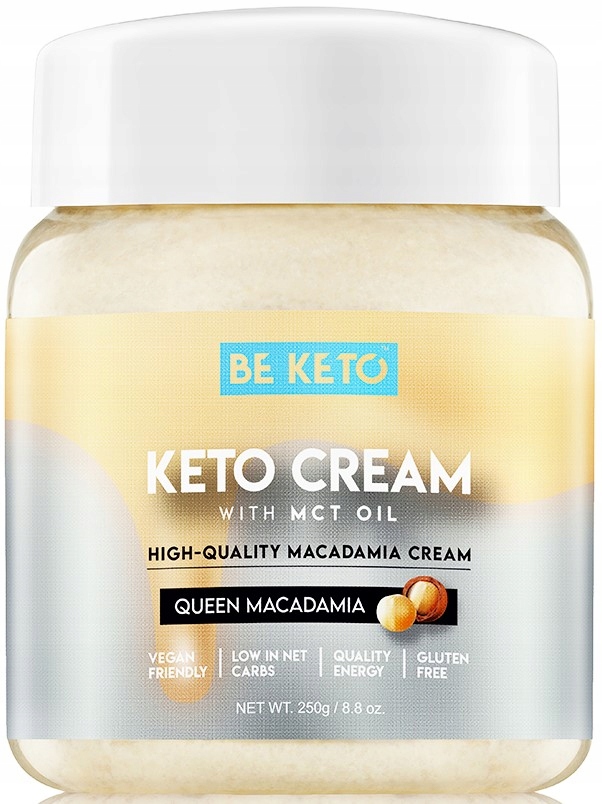 Levně 2x Keto krém Královna Makadamia Mct olej bez cukru 250 g