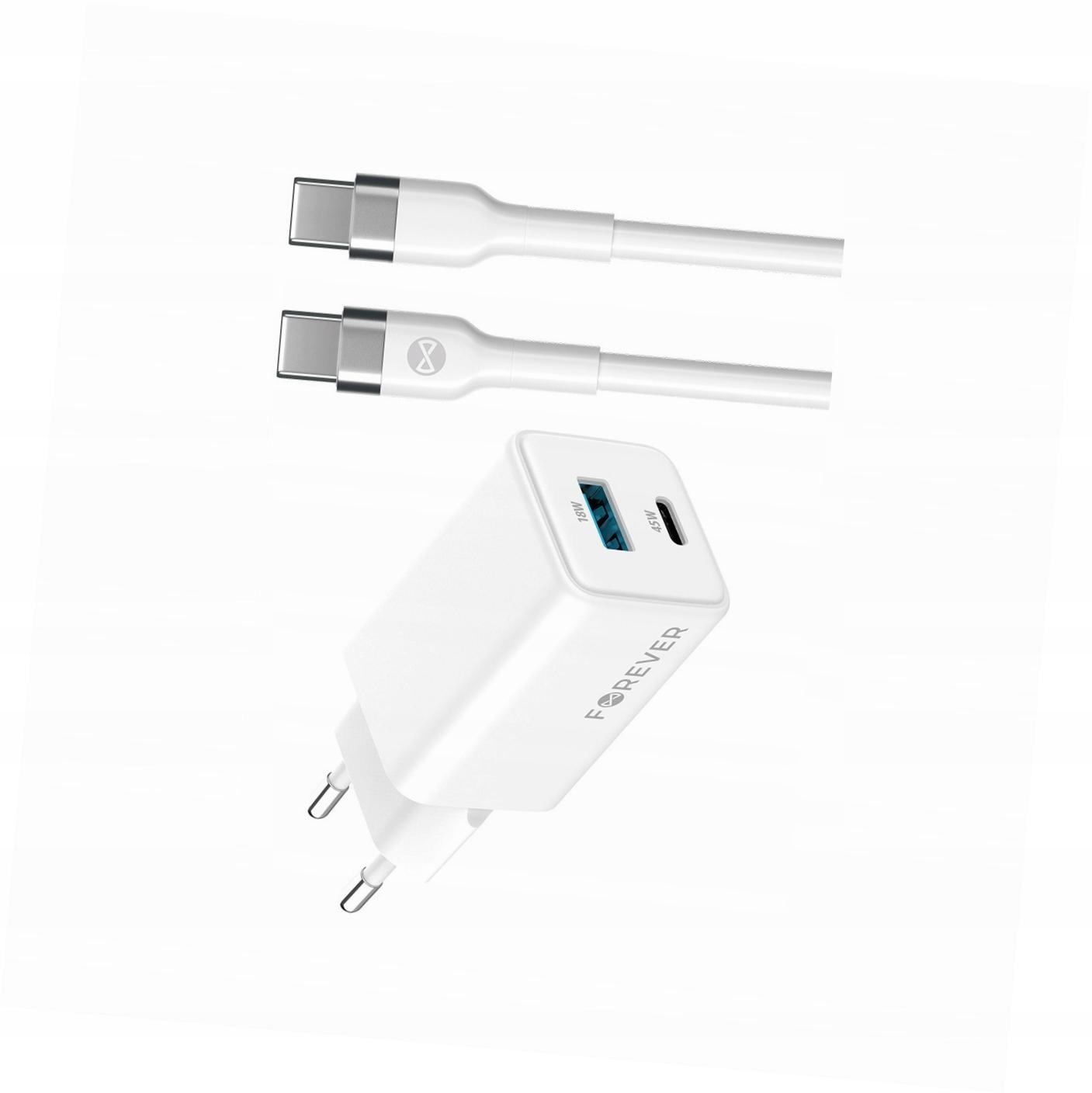 Szybka ładowarka GaN 45W Usb-c z kablem do Samsung Galaxy A20