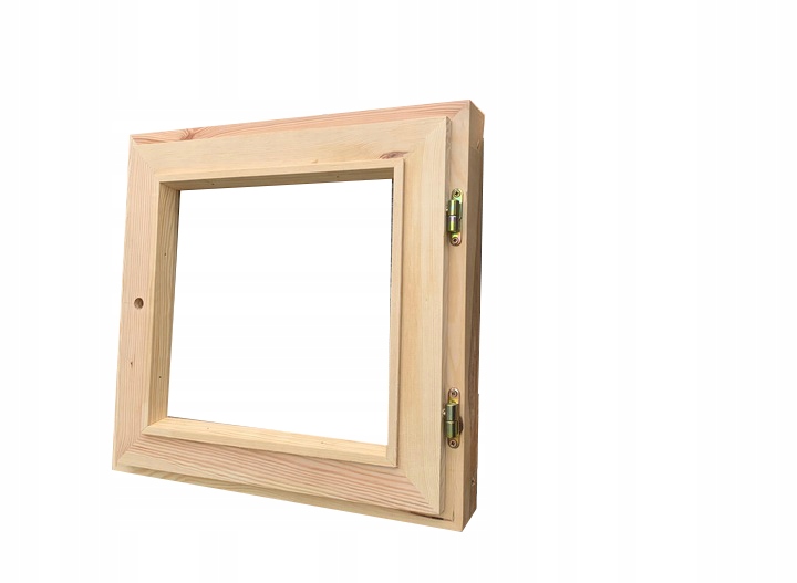OKNO DREWNIANE OTWIERANE DO WC / POM. GOSP 50/50cm