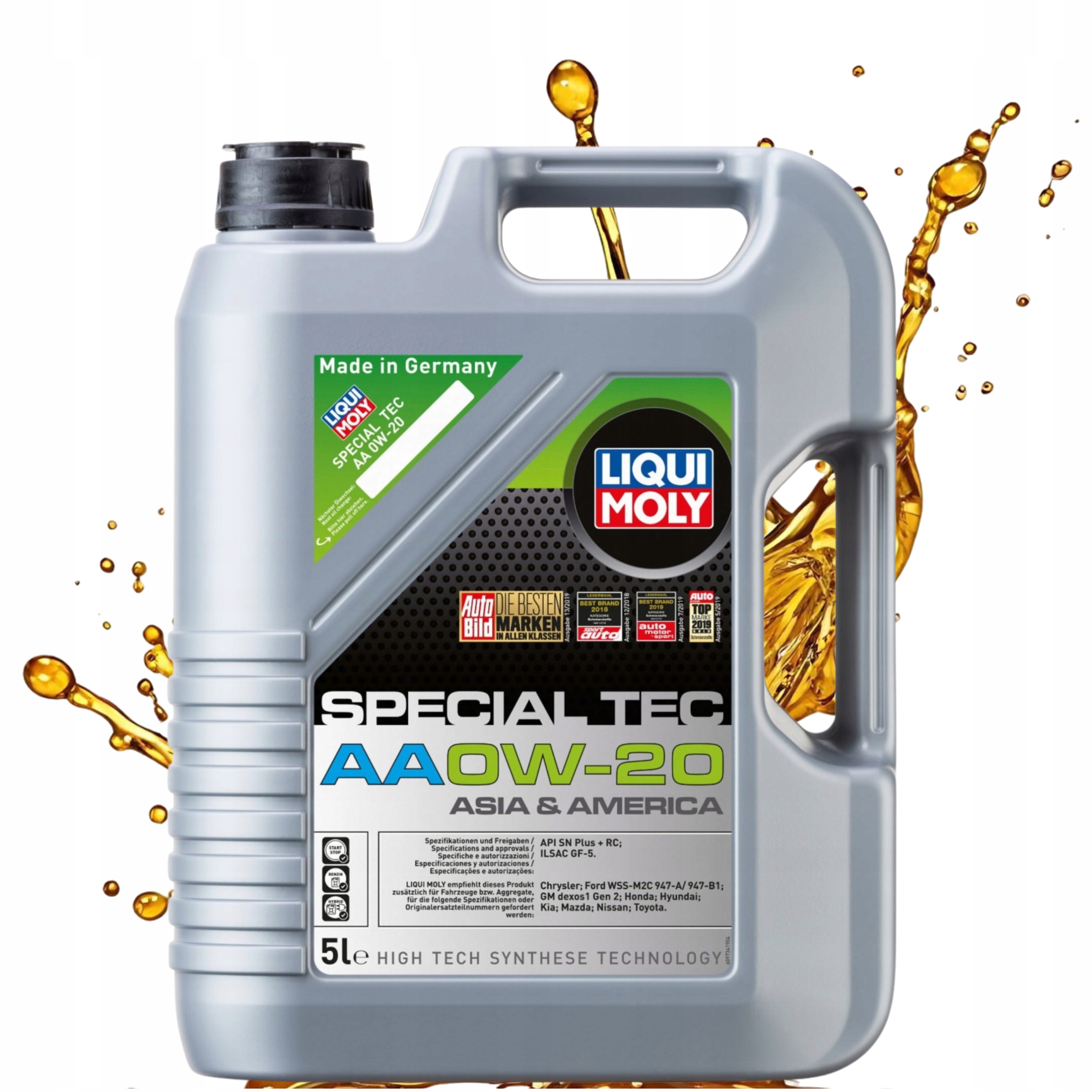 Olej Liqui Moly 0V20 5 L Special Tec Aa S LM6739 Prémiová Trieda