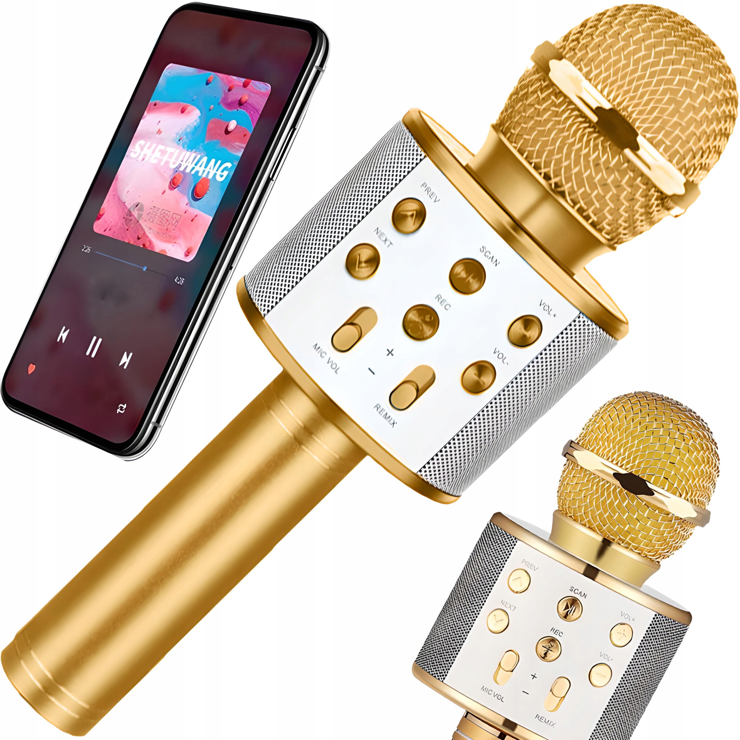 

Mikrofon Karaoke Bezprzewodowy Bluetooth Głośnik