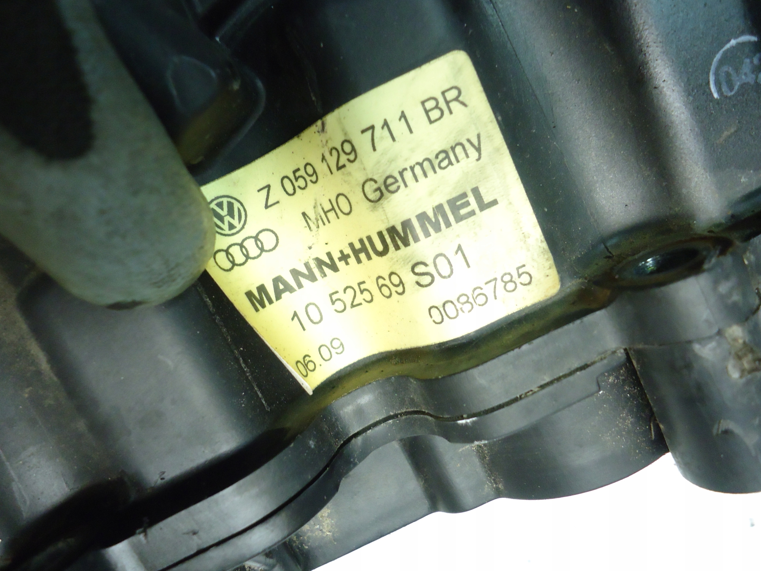 Audi A4 B8 A5 8T 3.0 tdi 2009 коллектор Впускный 059129711BR 059129086L