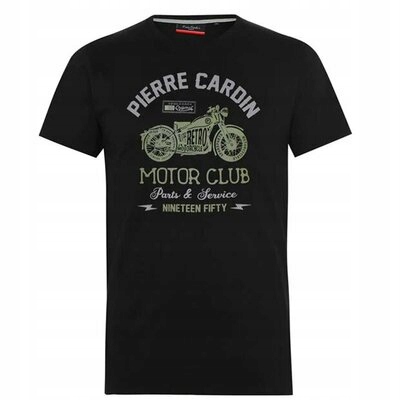 

Pierre Cardin czarna koszulka męska Rozmiar XL