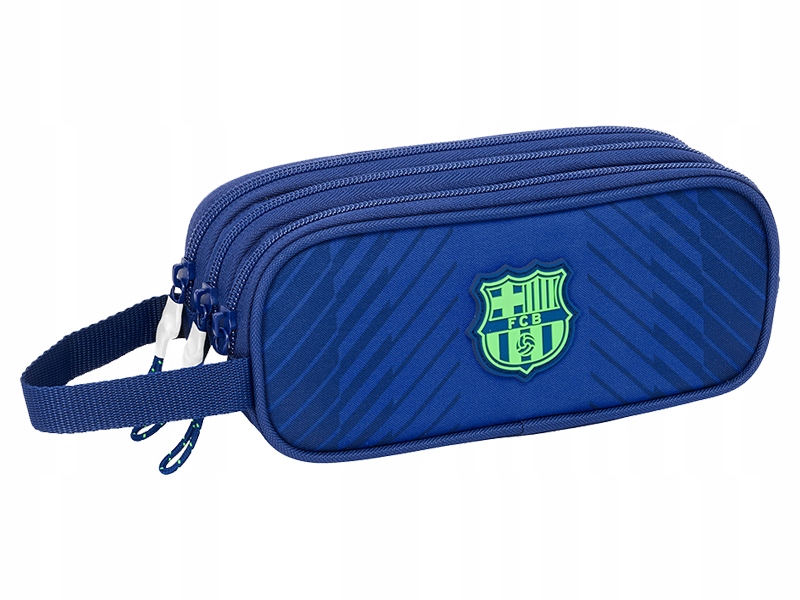 Fc Barcelona Piórnik 3 Komorowy Saszetka Fcb Sezon 24/25 Blue Navy