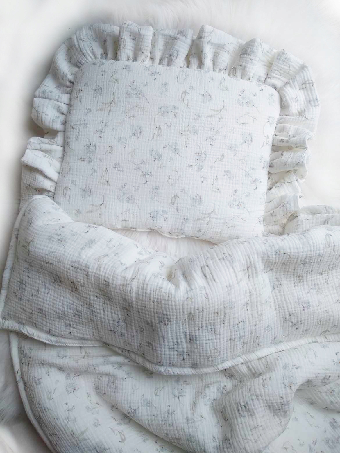 pościel muślin organic wypełnienie 100x70 FALBANKA Liczba elementów 2 szt.