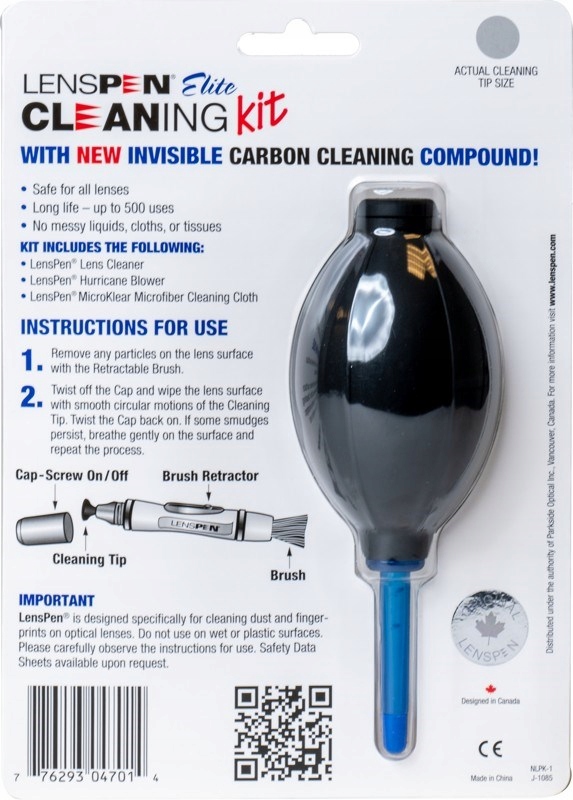 ZESTAW CZYSZCZĄCY DO OPTYKI LENSPEN GRUSZKA PIÓRO ŚCIERECZKA NLPK-1 Marka Lenspen