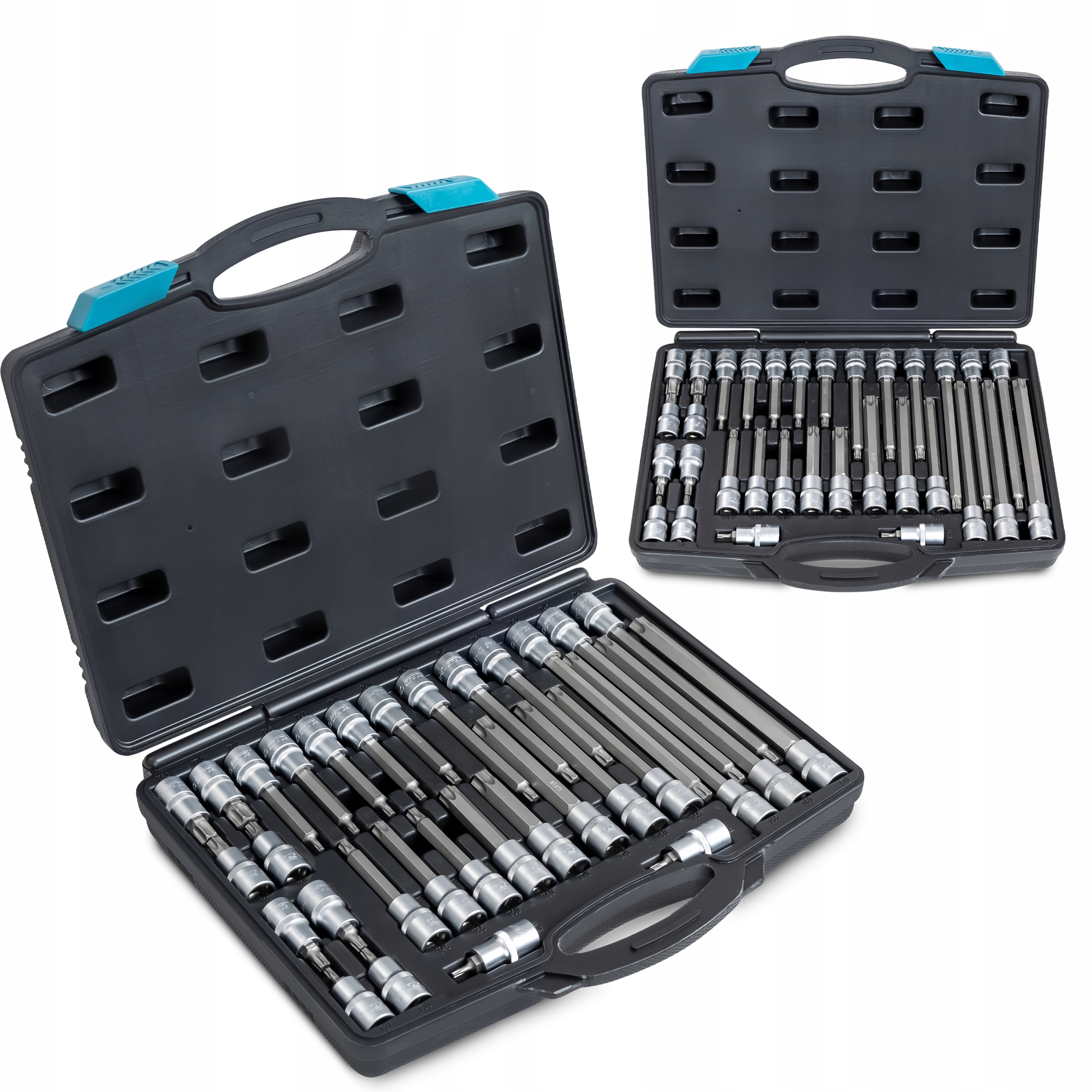 Sada nástrčných klíčů 1/2'' 32 ks Třmenové nástavce Torx FR2056 Farys