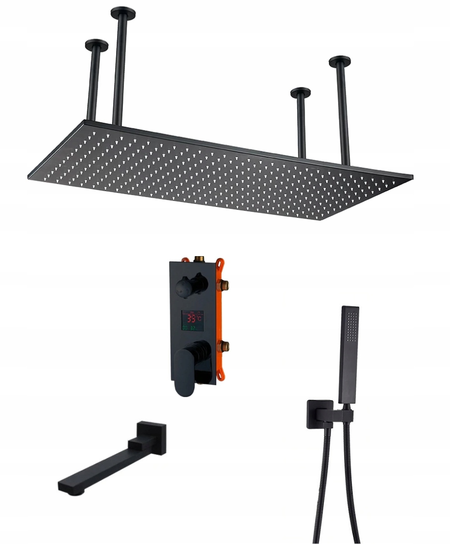 Podomietková Súprava S Dažďovými Tryskami 80x40 Led Otočná