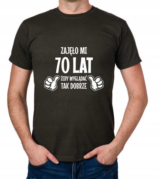 

koszulka Prezent Na 70 Urodziny Lat