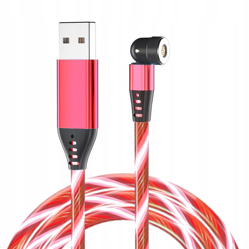 200CM ŚWIECĄCY Kabel Magnet. SAM KABEL FAST CHARGE Długość przewodu 2 m