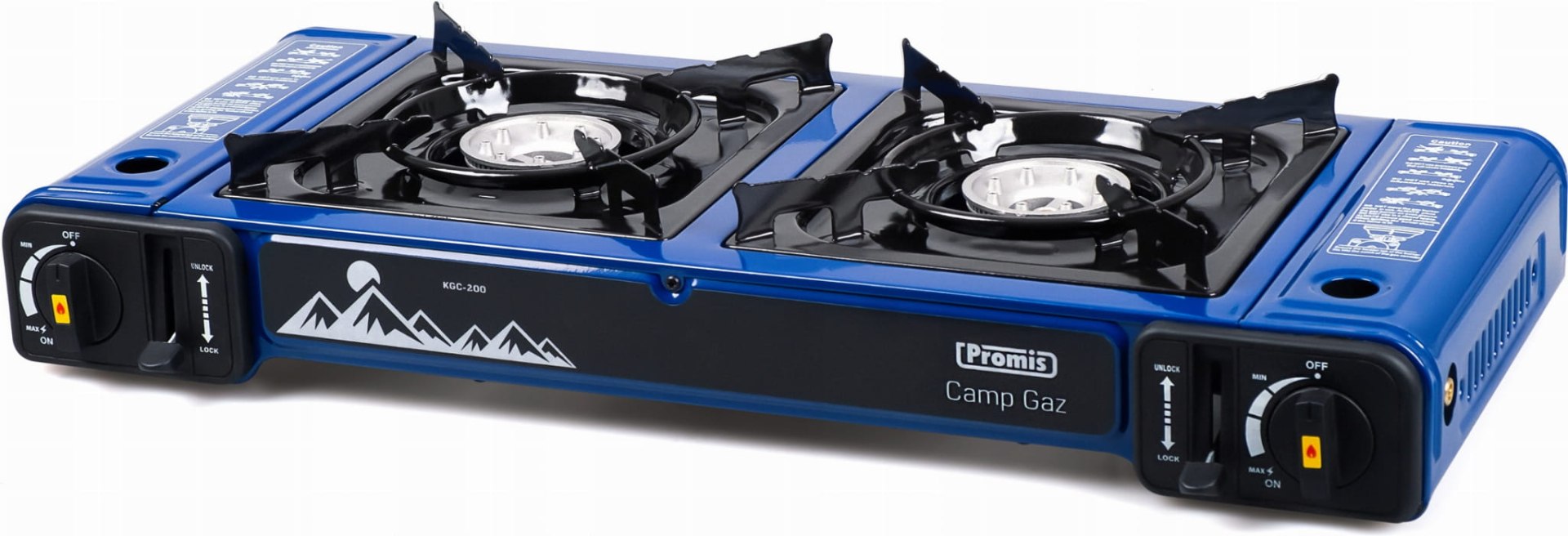 Kuchenka turystyczna Promis KGC200 dwupalnikowa walizka