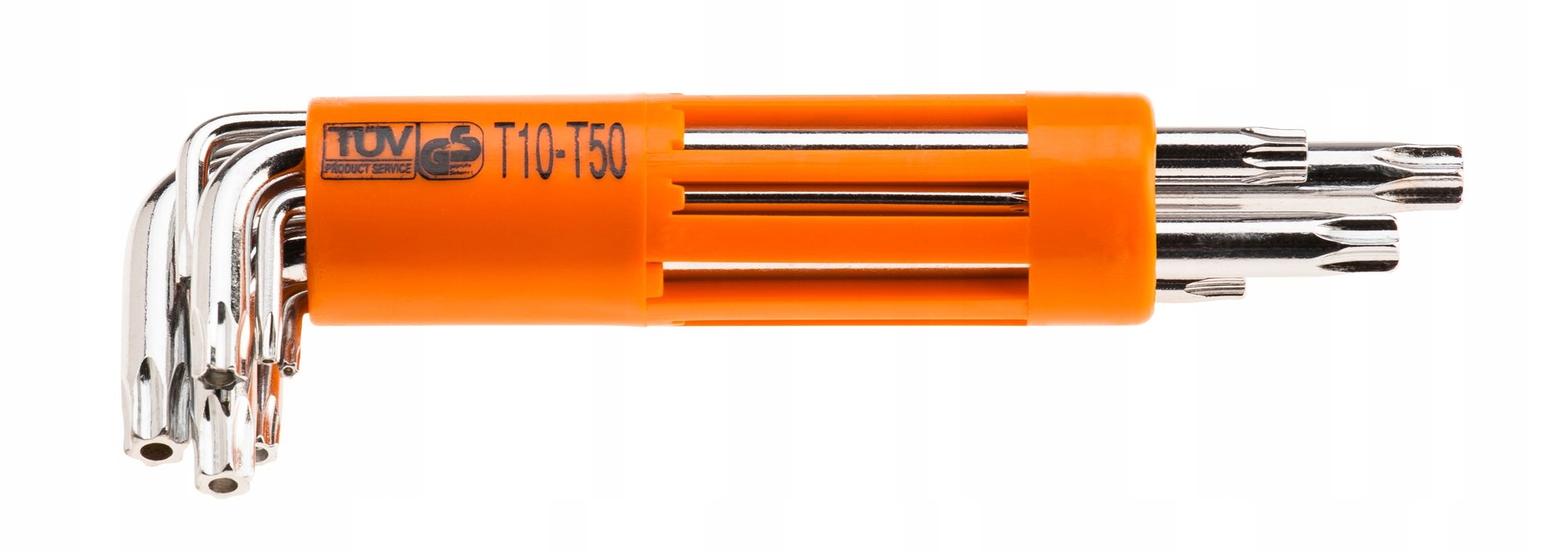 09-524 KLUCZE TORX DŁUGIE Z OTWOREM T10-T50 8EL