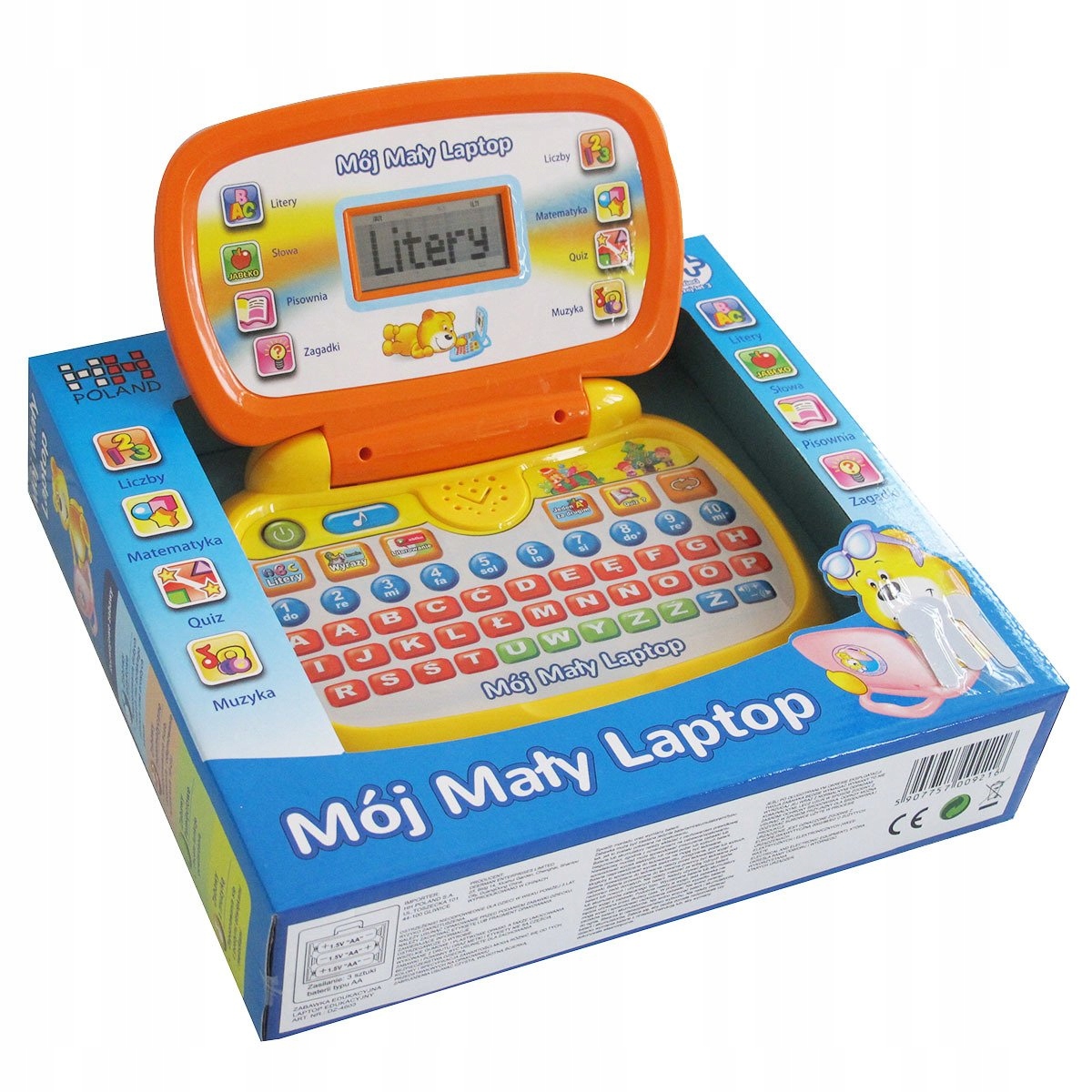 Ноутбук образования малыша с экраном Сид вес продукта с пакетом блока 0.58 кг