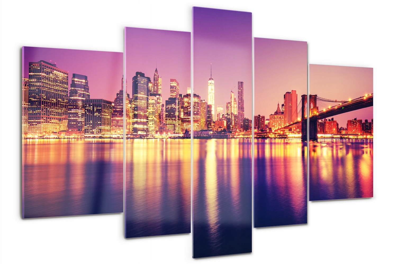 

Obraz na szkle tryptyk Manhattan Nowy Jork