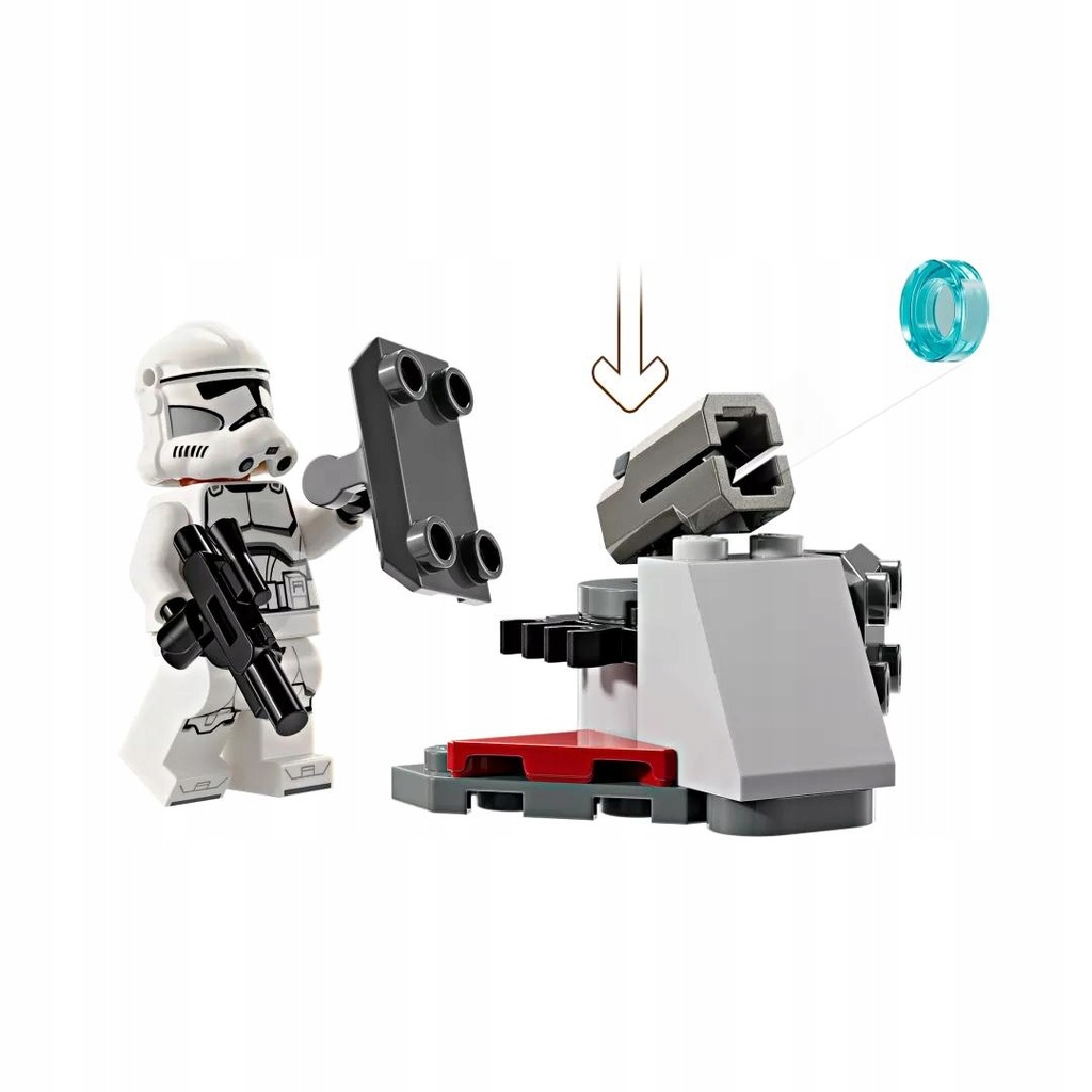 LEGO Star Wars ZESTAW BITEWNY Z ŻOŁNIEŻAMI ARMII KLONÓW 75372 + KATALOG PDF EAN (GTIN) 5901753212519