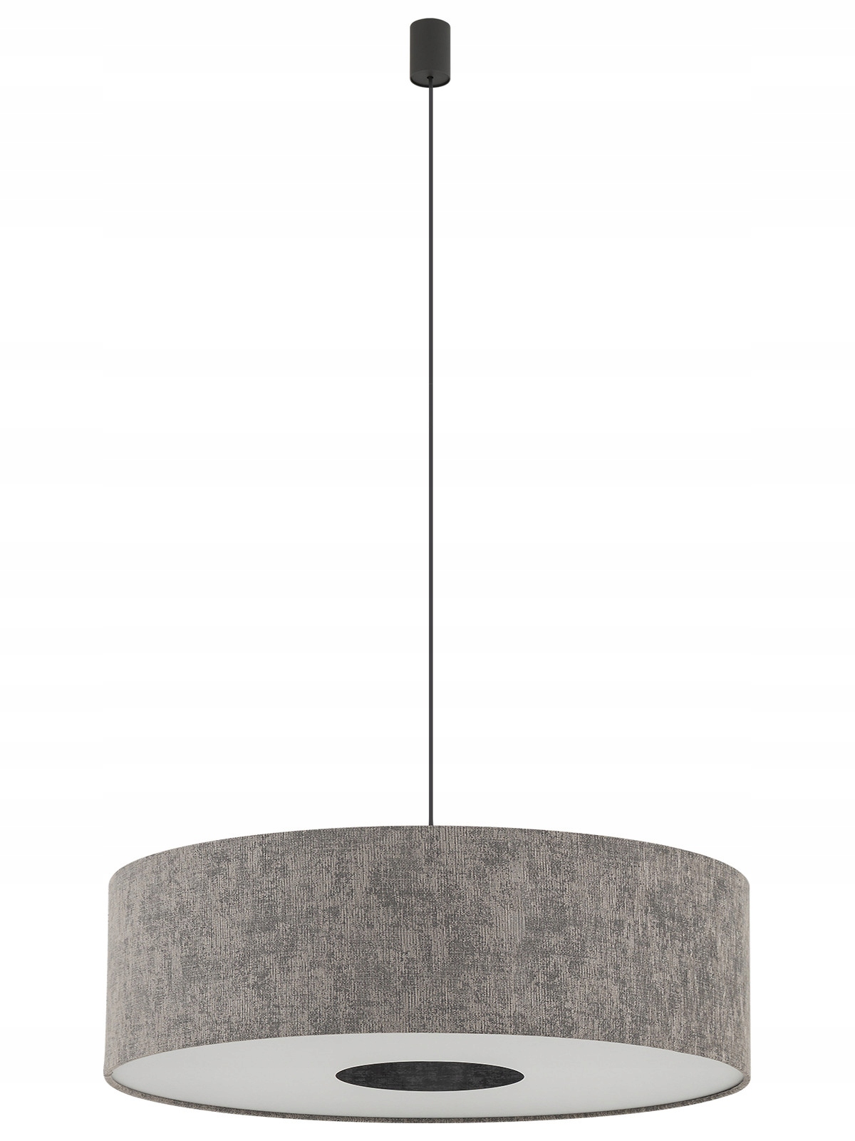 Závesná lampa Lago L šedá 1xE27 Stropné Osvetlenie Veľké Obývacie Tienidlo