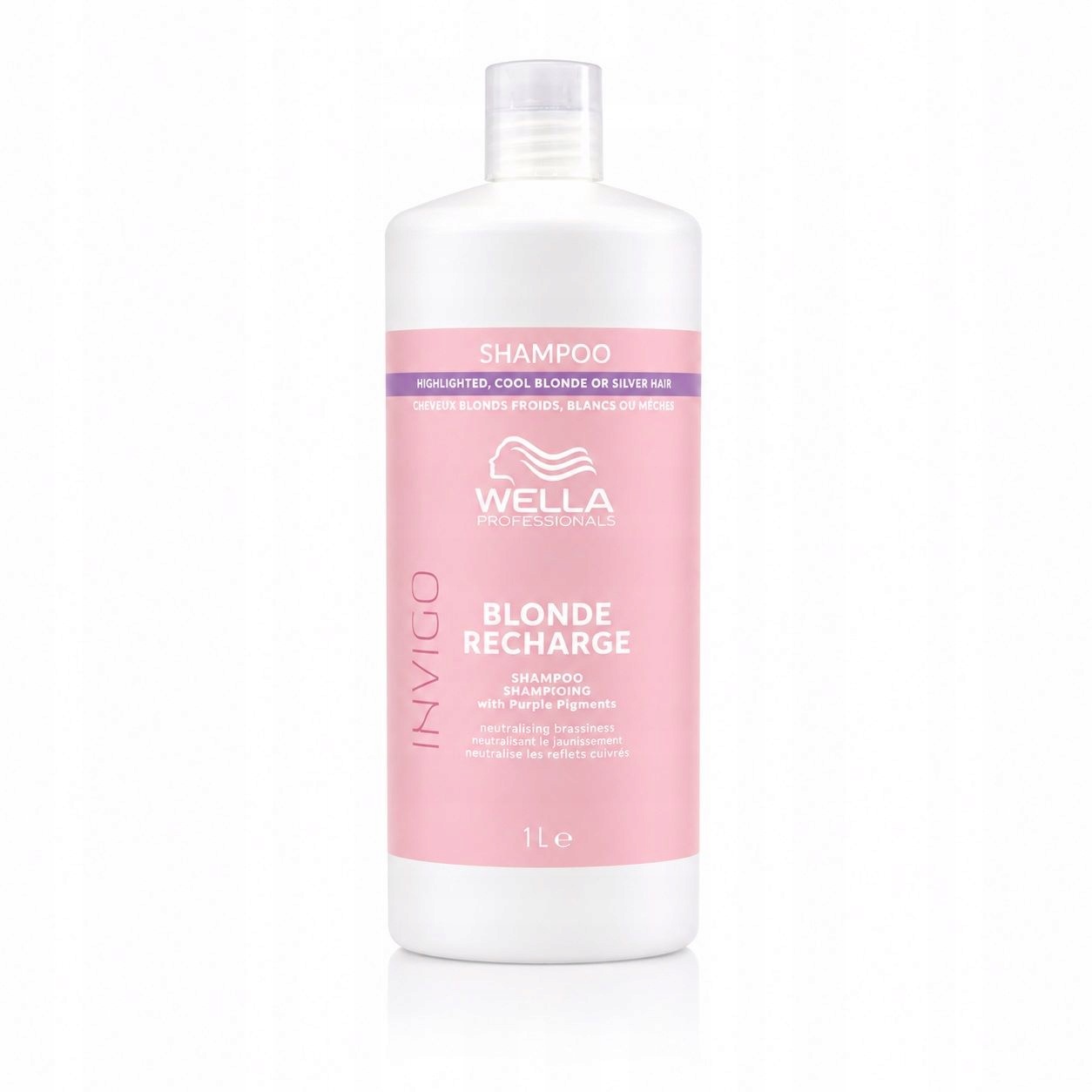 Wella Cool Blonde Šampon 1000 ml, studené blond