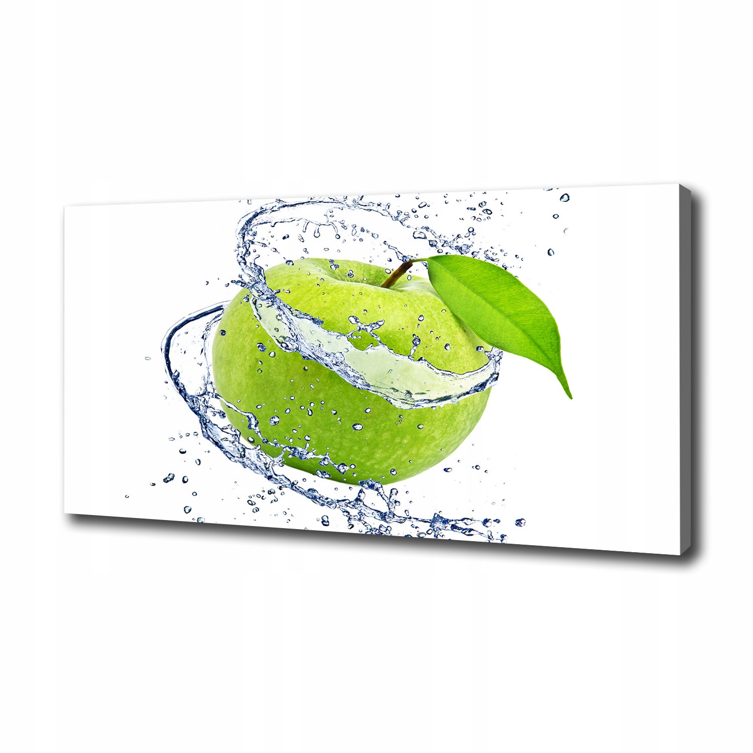 

Foto obraz na płótnie Zielone jabłko 100x50 cm