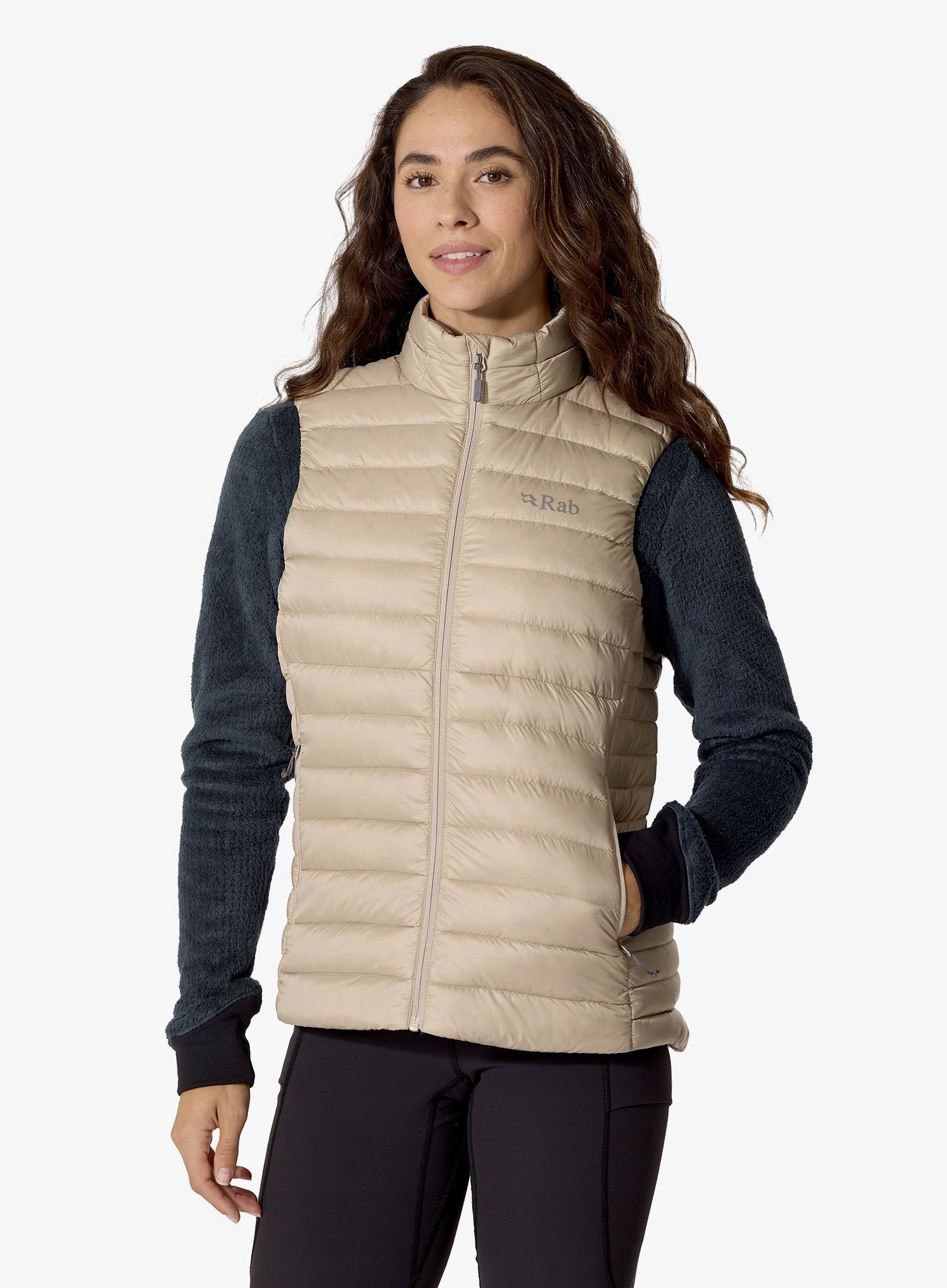 Dámská péřová vesta Rab Microlight Vest tmavě modrá 8 (xs)