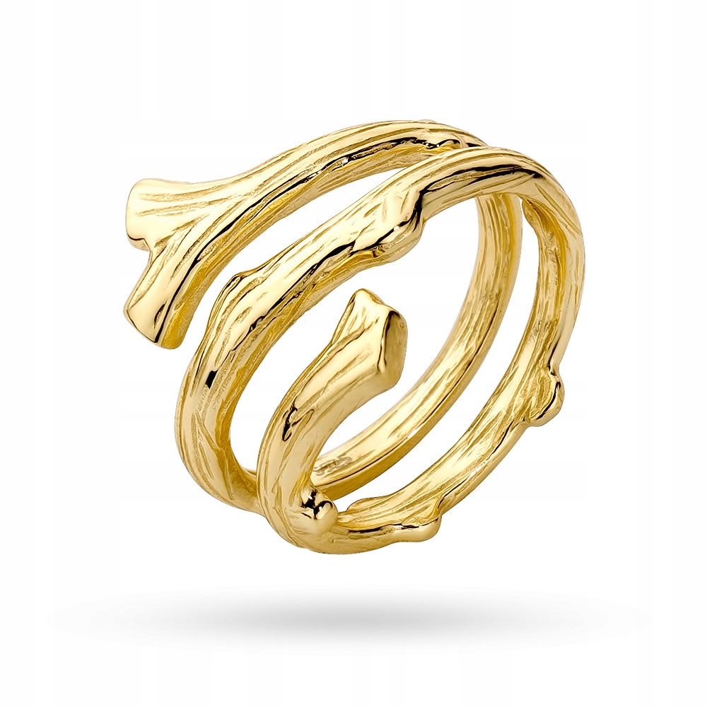 Stříbrný Prstýnek ryzost 925 Větvička Ovinutá kolem prstu vel. 12