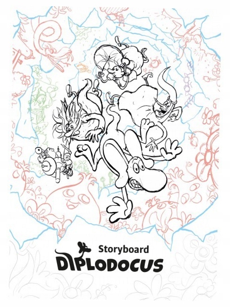 Storyboard Diplodocus Wojtek Wawszczyk