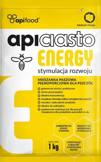 

Apiciasto Energy 1kg ciasto dla pszczół